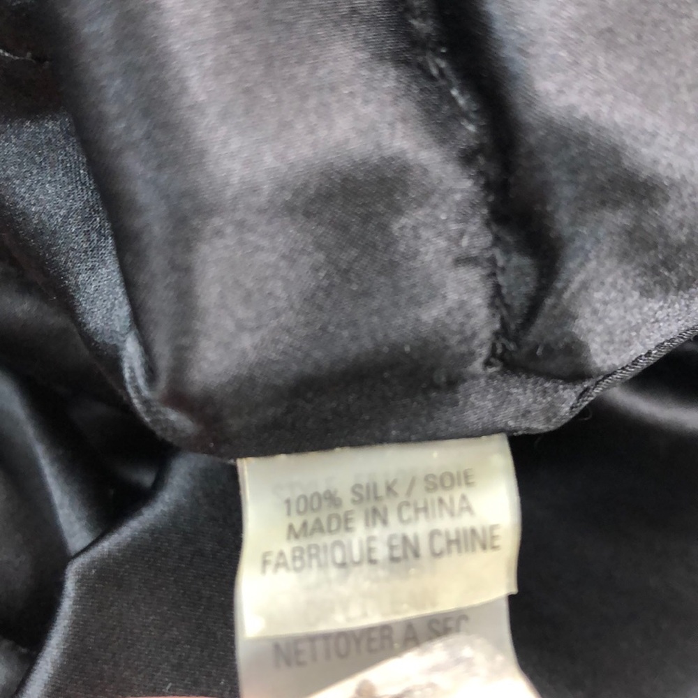 Elie Tahari 100% Silk Black Cocktail Dress, Size 2 - Picture 6 of 7